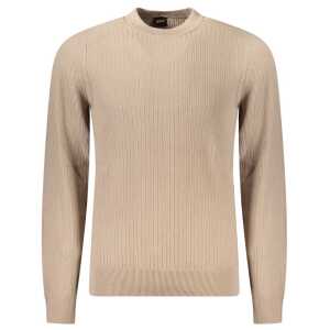 Hugo Boss Beige Cotton Men Sweater