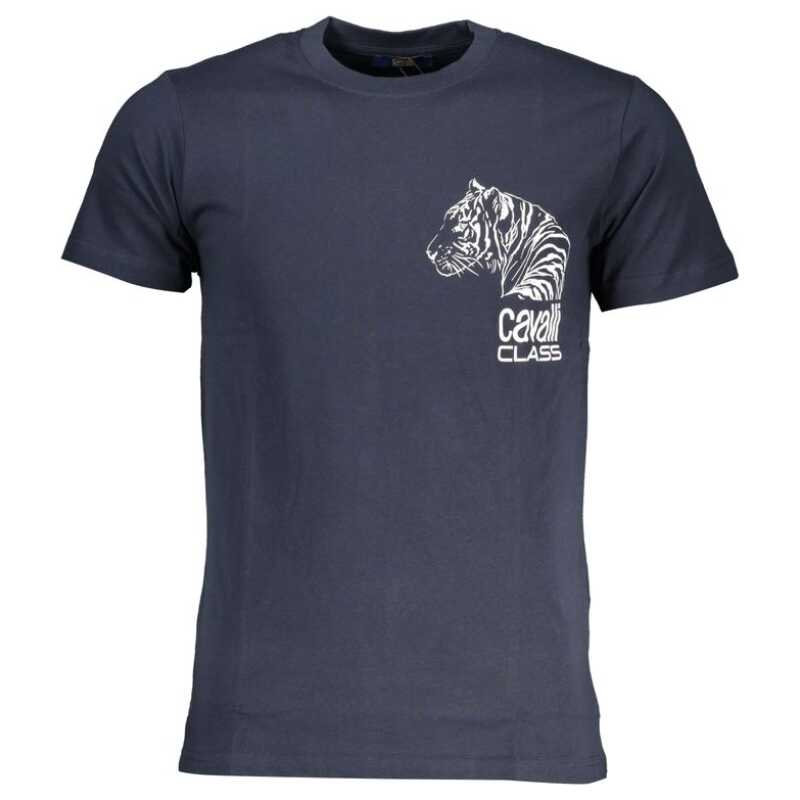 Cavalli Class Blue Cotton T-Shirt, theFeinheit
