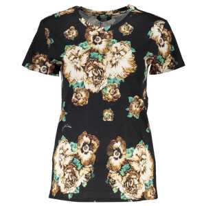 Cavalli Class Black Cotton Tops & T-Shirt