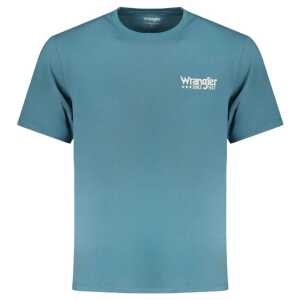 Wrangler Blue Cotton T-Shirt