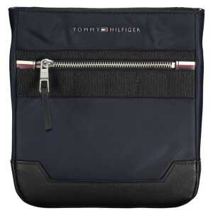 Tommy Hilfiger Sleek Blue Shoulder Bag with Contrasting Details