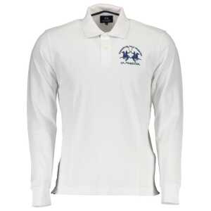 La Martina Elegant Long-Sleeved Polo with Contrast Detailing