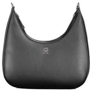 Tommy Hilfiger Black Polyester Handbag