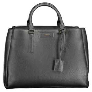 Calvin Klein Black Recycled Polyester Women Handbag