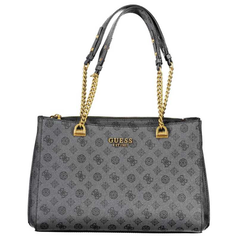 Guess Jeans Black Polyethylene Handbag, theFeinheit