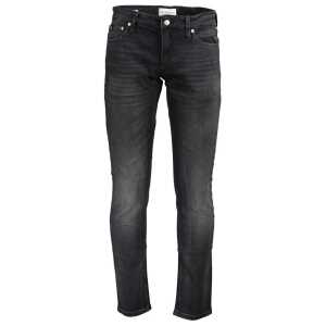 Calvin Klein Black Cotton Jeans & Pant