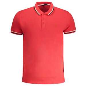 Cavalli Class Red Cotton Polo Shirt