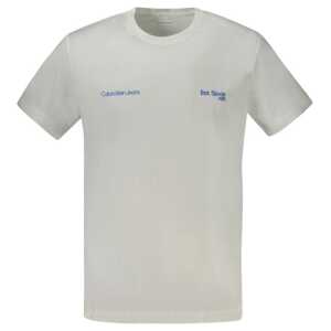 Calvin Klein White Cotton Men T-Shirt