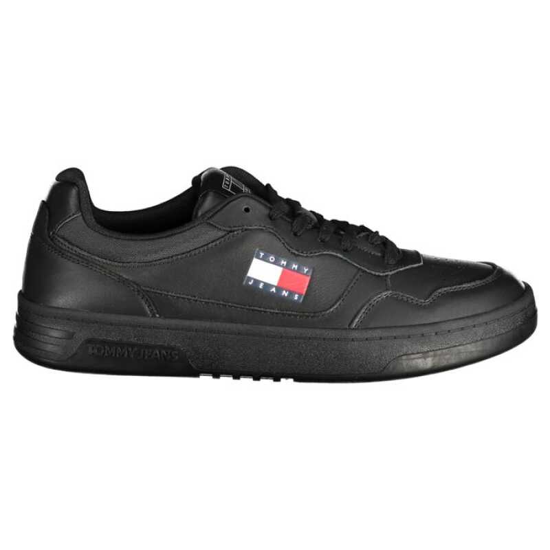 Tommy Hilfiger Black Polyethylene Men Sneaker, theFeinheit