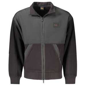 Hugo Boss Black Cotton Men Jacket