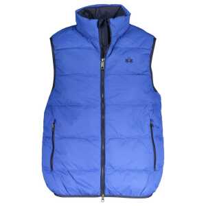 La Martina Blue Polyamide Men Jacket