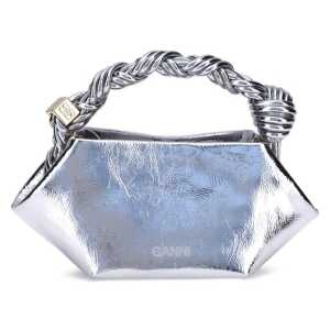 Ganni Metallic Bou Handbag