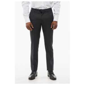 Corneliani Cool Wool Pants with Four Pockets