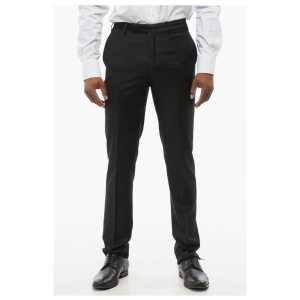 Corneliani TREND Virgin Wool Pants with Belt Loops
