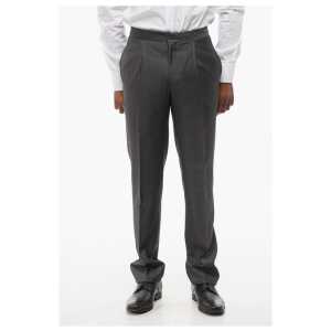 Corneliani Pinstriped MANTUA Virgin Wool Pants