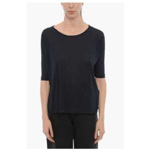 Woolrich Solid Color Oversized Crew-neck T-shirt
