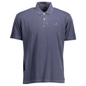 Gant Blue Cotton Men Polo Shirt