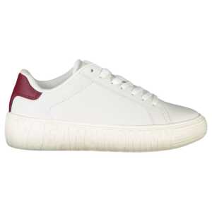 Tommy Hilfiger White Leather Women Sneaker