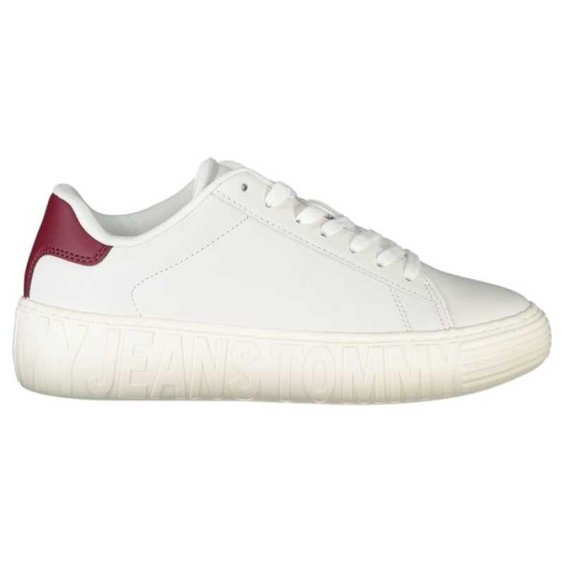 Tommy Hilfiger White Leather Women Sneaker, theFeinheit
