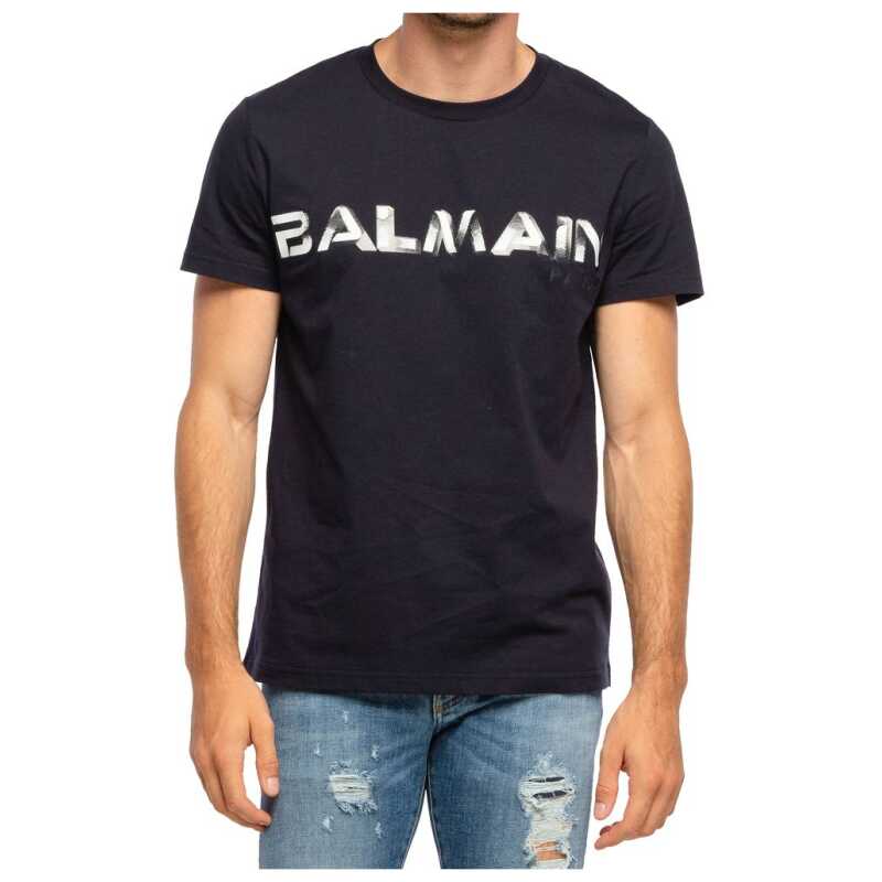 Balmain Blue Cotton T-Shirt, theFeinheit