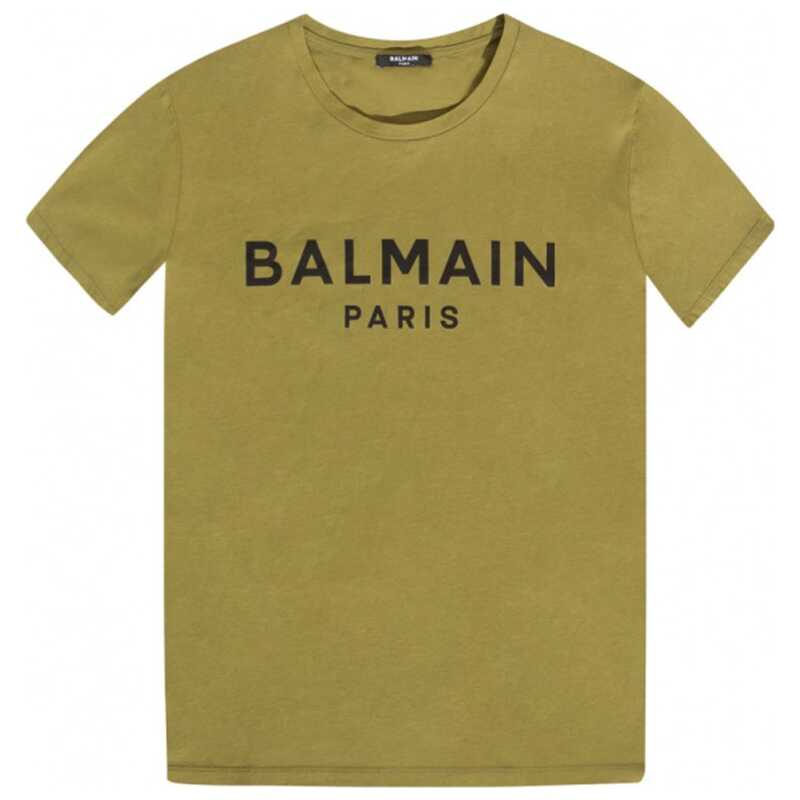 Balmain Green Cotton T-Shirt, theFeinheit