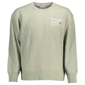 Tommy Hilfiger Green Cotton Men Sweater