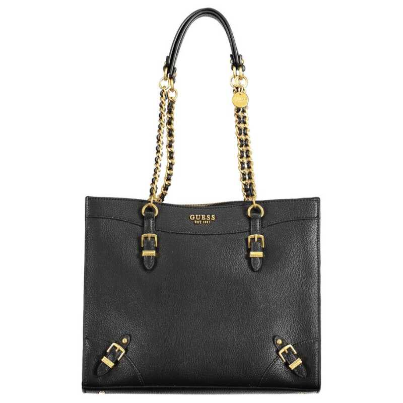 Guess Jeans Black Polyethylene Women Handbag, theFeinheit