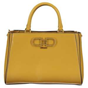 Guess Jeans Yellow Polyethylene Handbag
