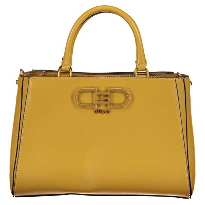 Guess Jeans Yellow Polyethylene Handbag, theFeinheit