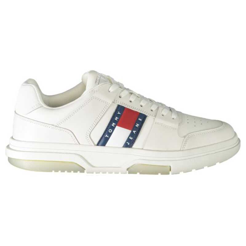 Tommy Hilfiger White Leather Men Sneaker, theFeinheit