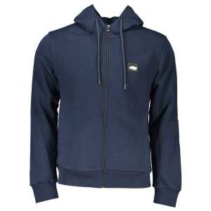 Cavalli Class Blue Cotton Men Sweater
