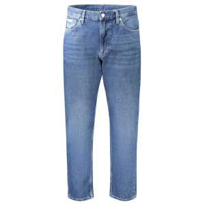 Calvin Klein Blue Cotton Men Jeans