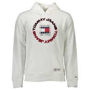 Tommy Hilfiger White Cotton Men Sweater
