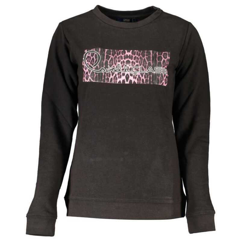 Cavalli Class Black Cotton Sweater, theFeinheit