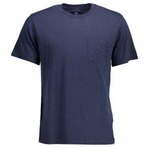 La Martina Blue Cotton Men T-Shirt