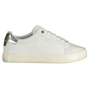 Calvin Klein White Leather Women Sneaker