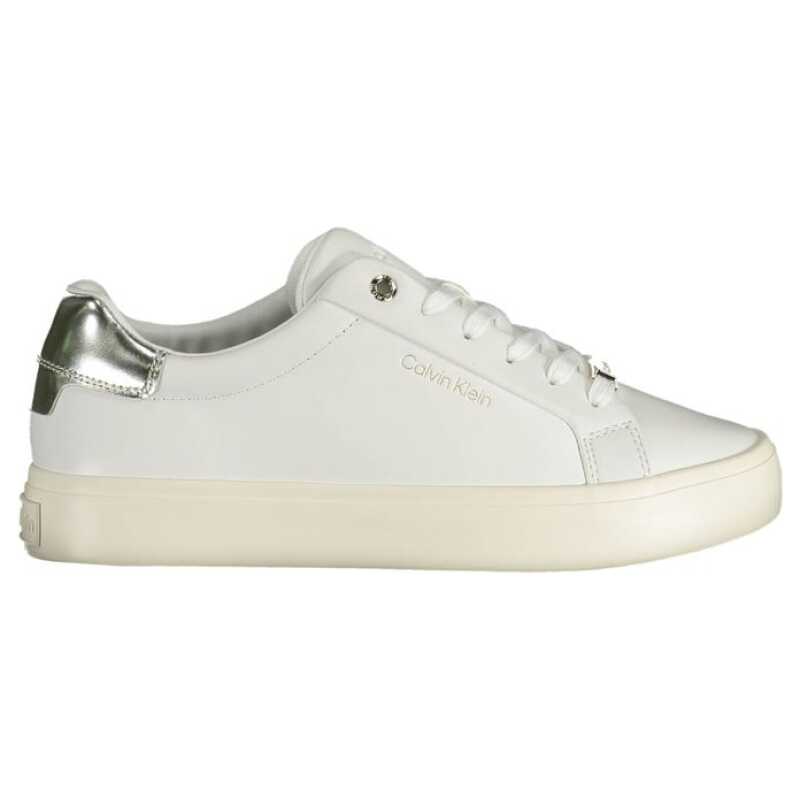 Calvin Klein White Leather Women Sneaker, theFeinheit
