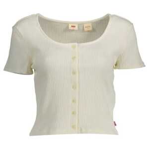 Levi's White Cotton Women Top