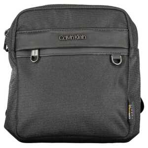 Calvin Klein Black Polyester Men Shoulder Bag