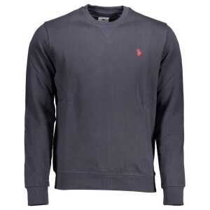 U.S. POLO ASSN. Blue Cotton Men Sweater