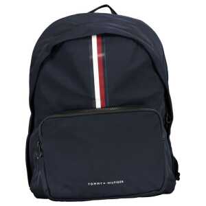 Tommy Hilfiger Sleek Blue Backpack with Laptop Holder