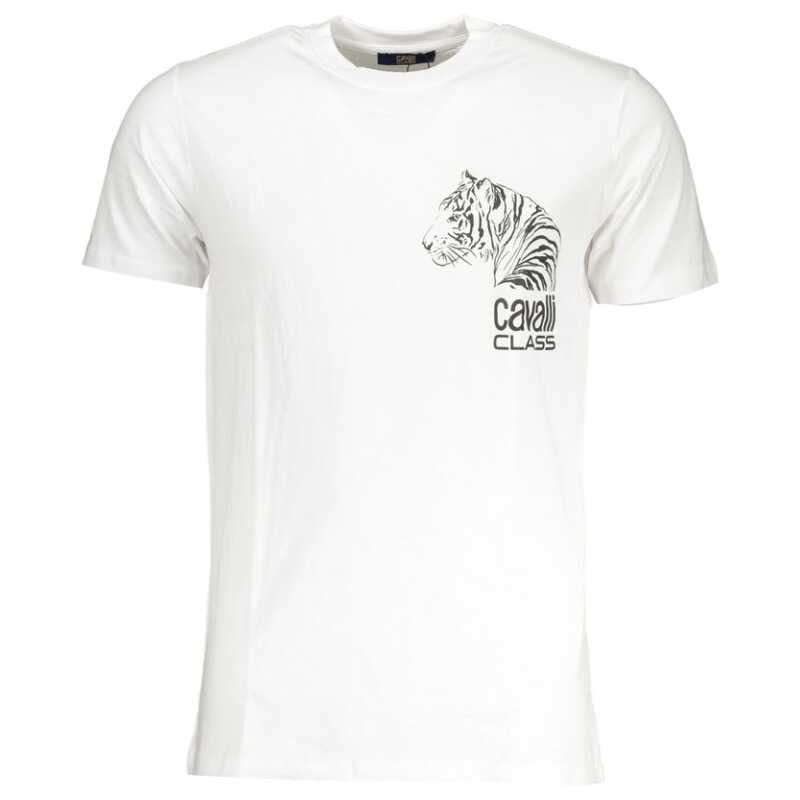 Cavalli Class White Cotton T-Shirt, theFeinheit