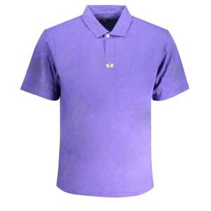 La Martina Purple Cotton Polo Shirt