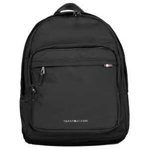 Tommy Hilfiger Black Polyester Backpack