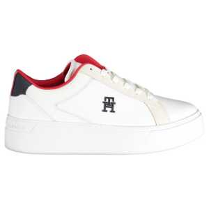 Tommy Hilfiger White Polyester Sneaker