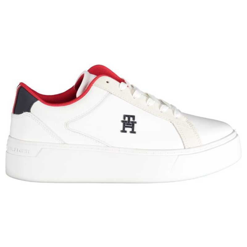 Tommy Hilfiger White Polyester Sneaker, theFeinheit