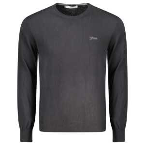 Guess Jeans Black Cotton Men Sweater