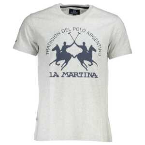 La Martina Brown Cotton Men T-Shirt