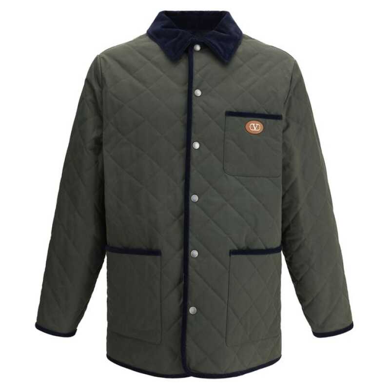Valentino Logo quilted Jacket, theFeinheit