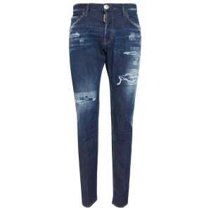 Dsquared² Blue Cotton Jeans & Pant
